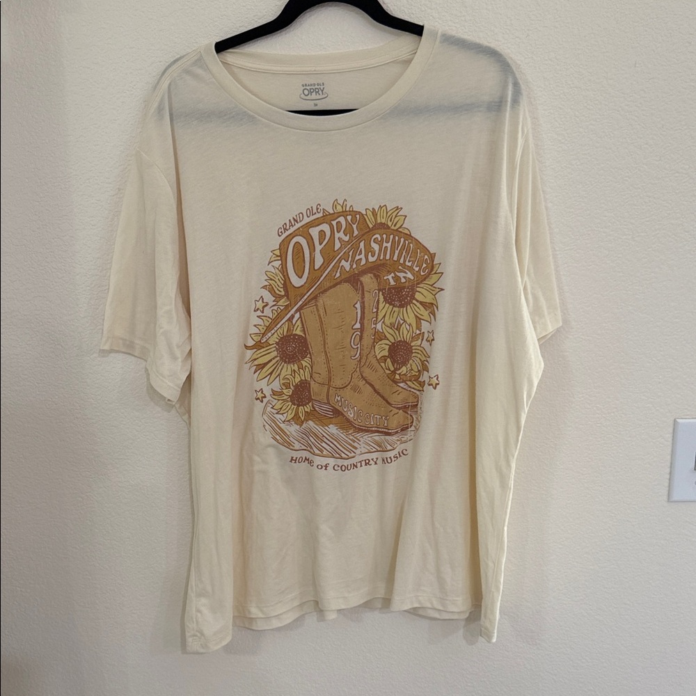 Grand Ole Opry Nashville Graphic T-Shirt 3x EUC